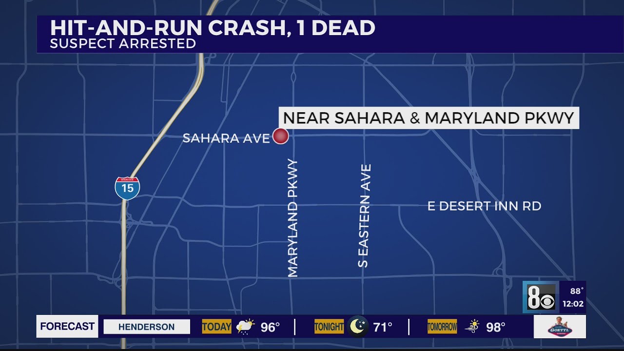 Driver Arrested For Dui, Hit And Run After Pedestrian Killed On Sahara