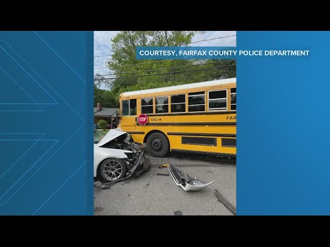 Driver Charged After Crashing Into Bus In Fairfax County