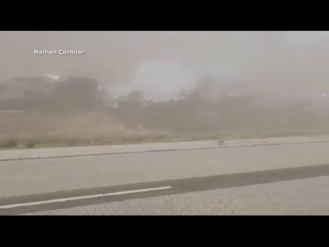 Dust Storm Causes Deadly Highway Pile Up In Illinois