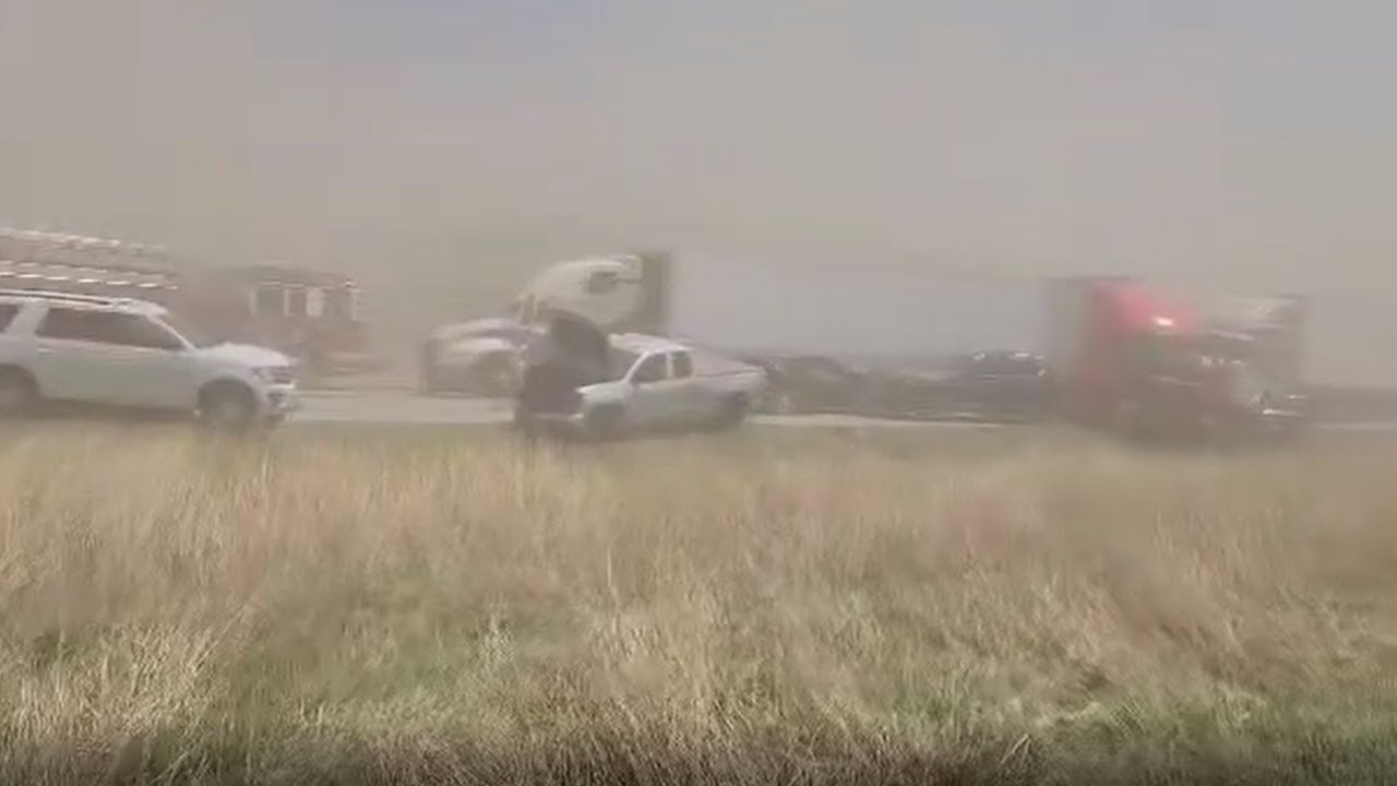 Dust Storm In Downstate Illinois Causes Major Crash On I 55