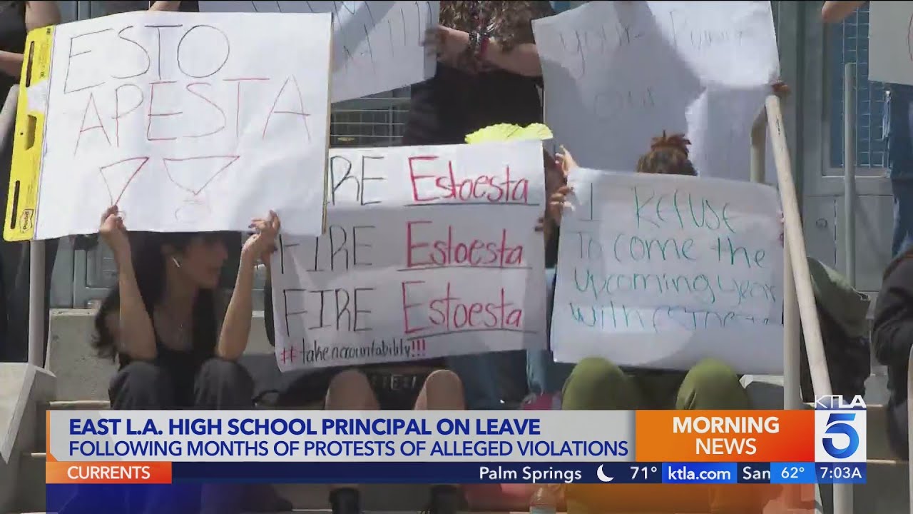 East Los Angeles Principal On Leave After Controversial Remarks Spark Student Protests