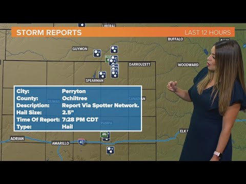 East Texas, Panhandle Dealing With Severe Weather