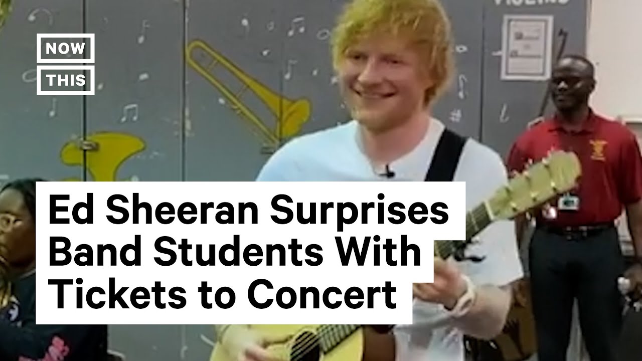 Ed Sheeran Surprises High School Band Class