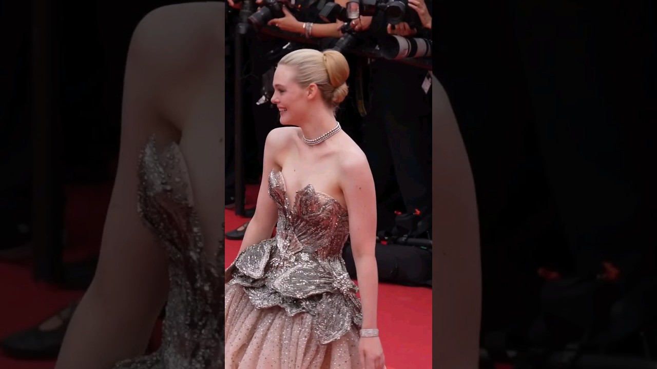 Elle Fanning Is A Dream At The #cannesfilmfestival. ☁️ #shorts | E! News