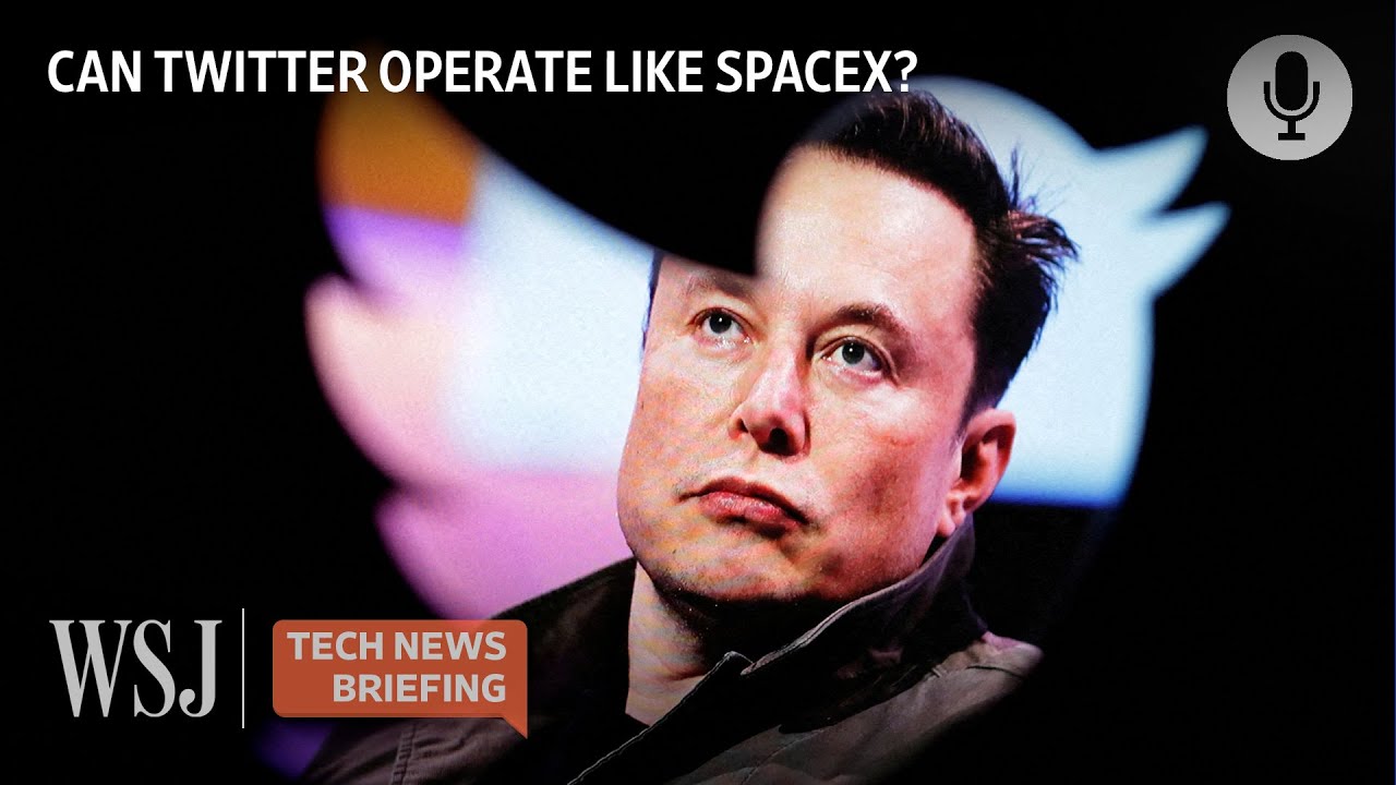 Elon Musk Is Running Twitter Like Spacex. Will It Work? | Tech News Briefing | Wsj | Spacex News