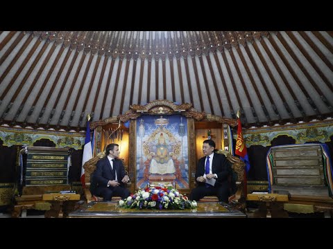 Emmanuel Macron Makes First French Presidential Visit To Mongolia • France 24 English