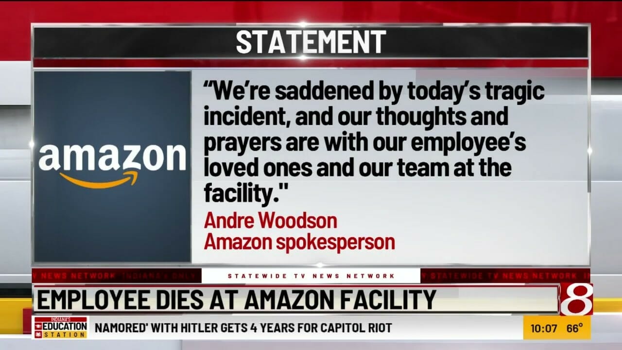 Employee Dies At Amazon Facility In Fort Wayne