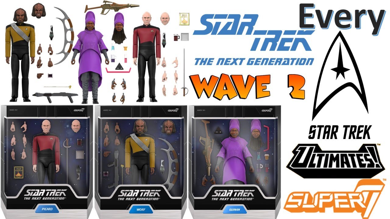 Every Super7 Star Trek Ultimates And Reaction Action Figure Comparison List