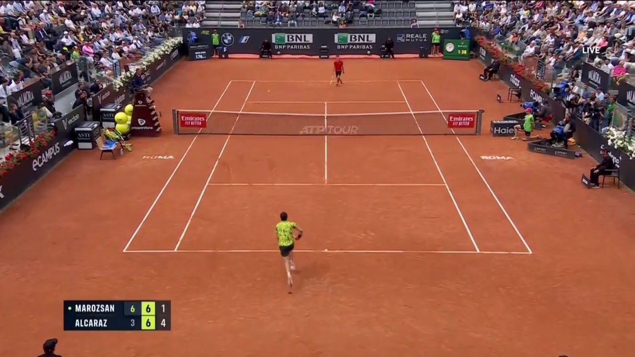 Fabian Marozsan Upsets Alcaraz In Rome | Tennis Channel Live | Tennis News