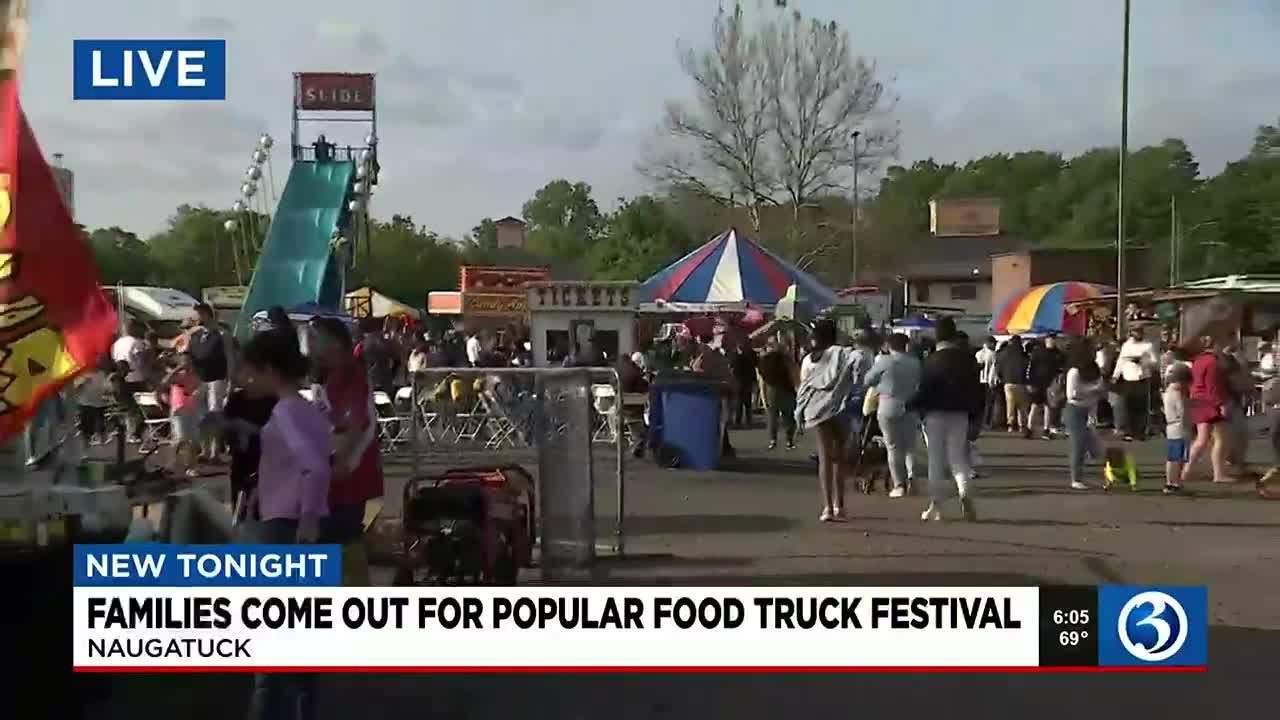 Families Come Out For Popular Food Truck Festival