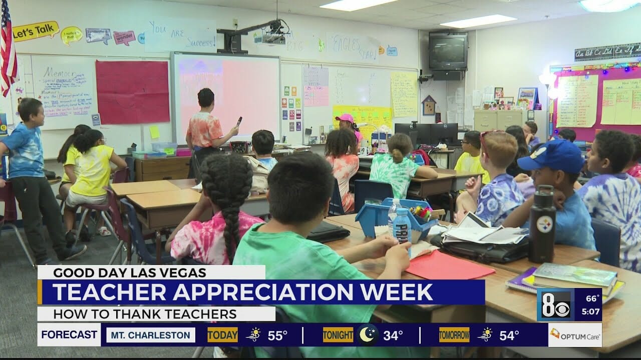 Families, Students Show Appreciation For Their School Teachers