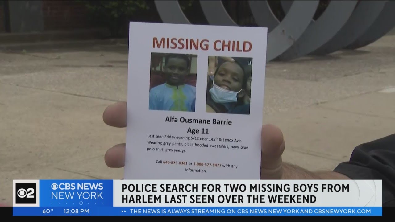 Family Hands Out Fliers In Search For Missing Boys