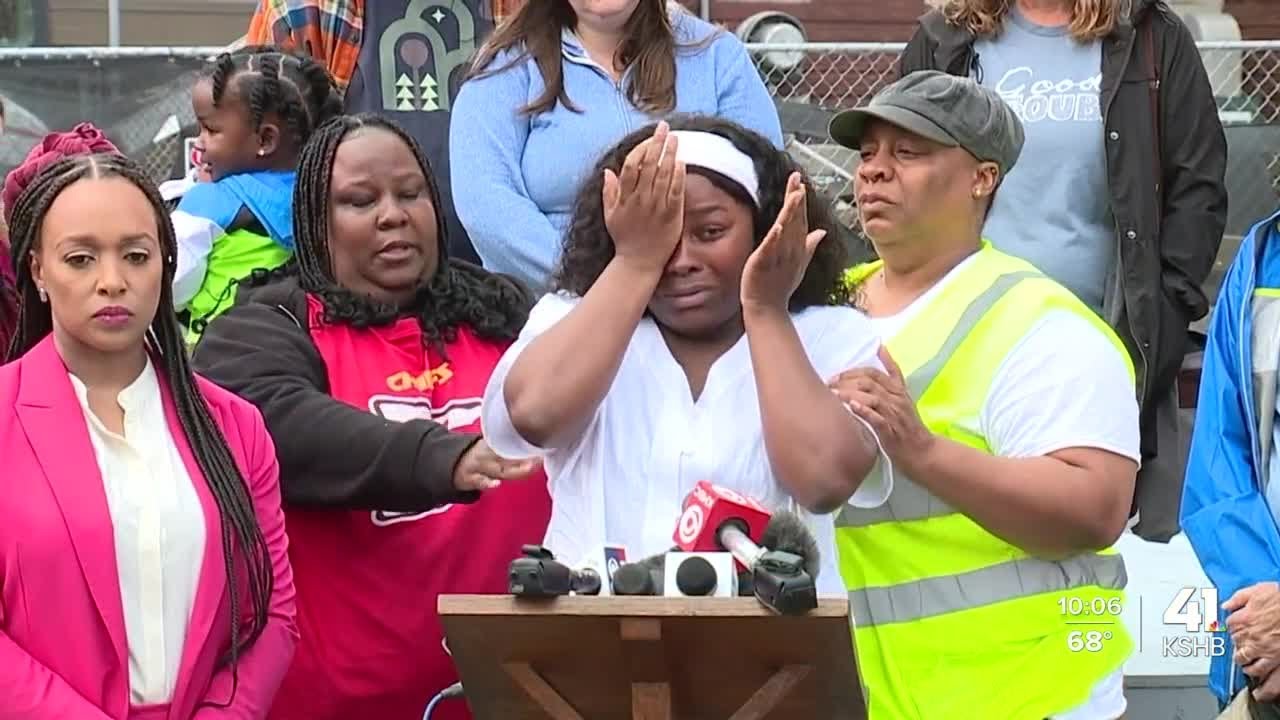 Family Of Man Fatally Shot By Kck Police Holds Rally To Call For Justice