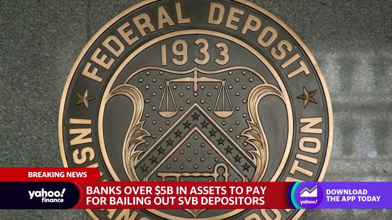 Fdic Regulators Seek To Levy Fees On Banks With Over $5 Billion In Assets Over Svb Depositor Bailout