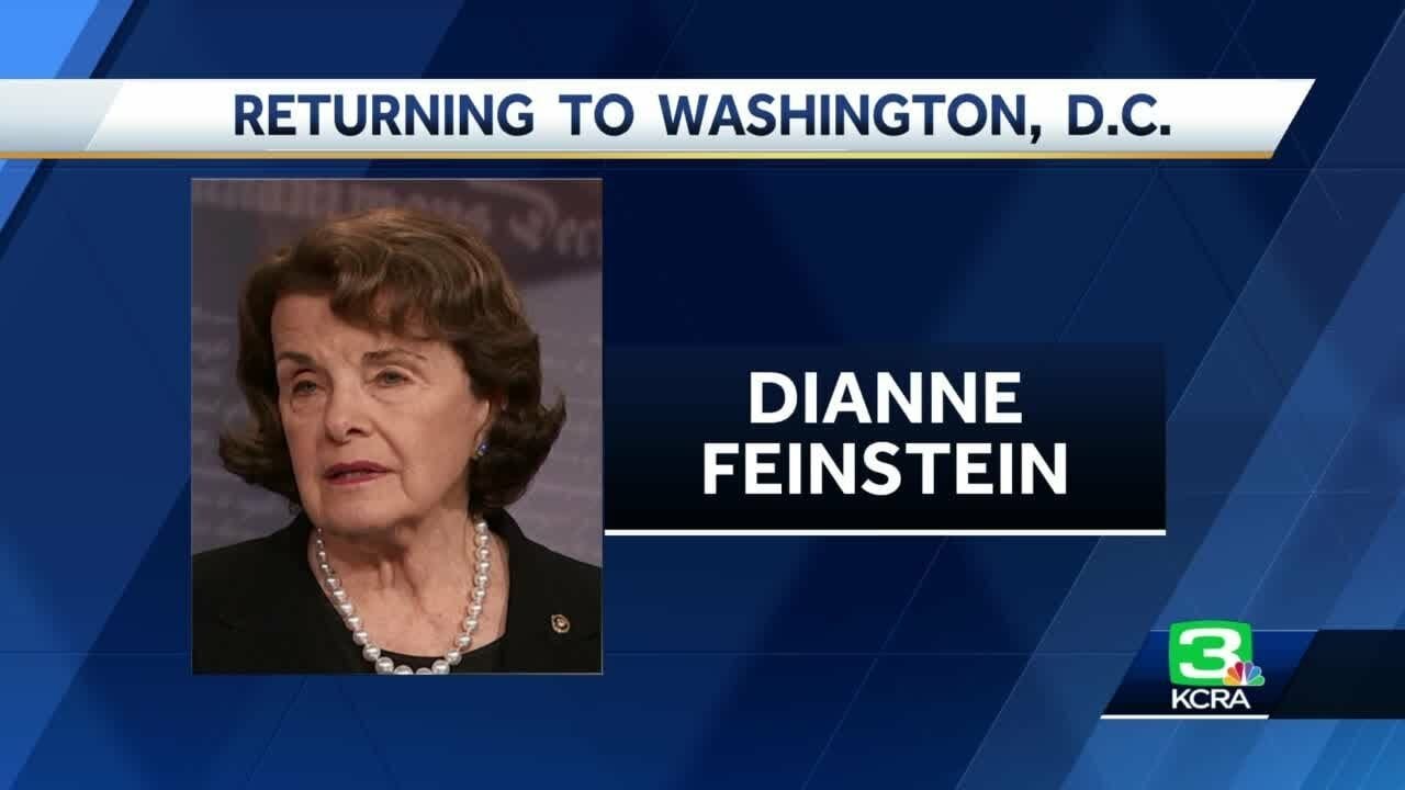 Feinstein Returning To Senate After Facing Resignation Calls