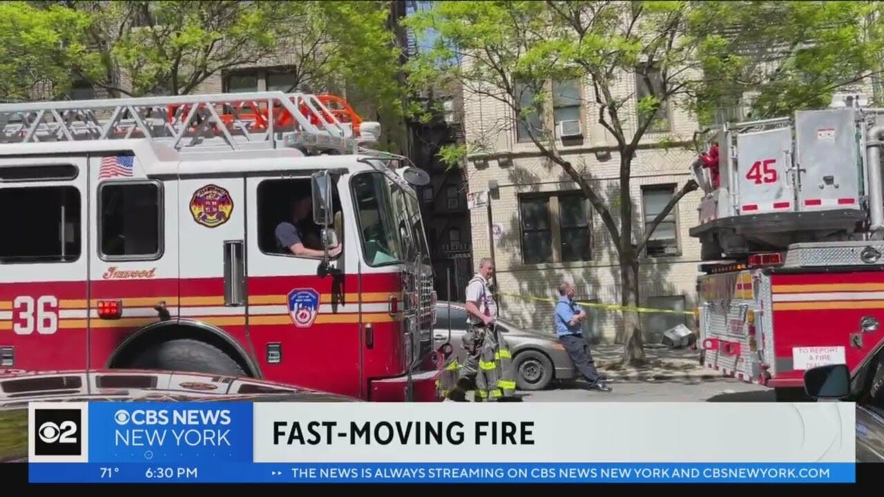 Fire Tears Through Washington Heights Apartments, 4 Hurt