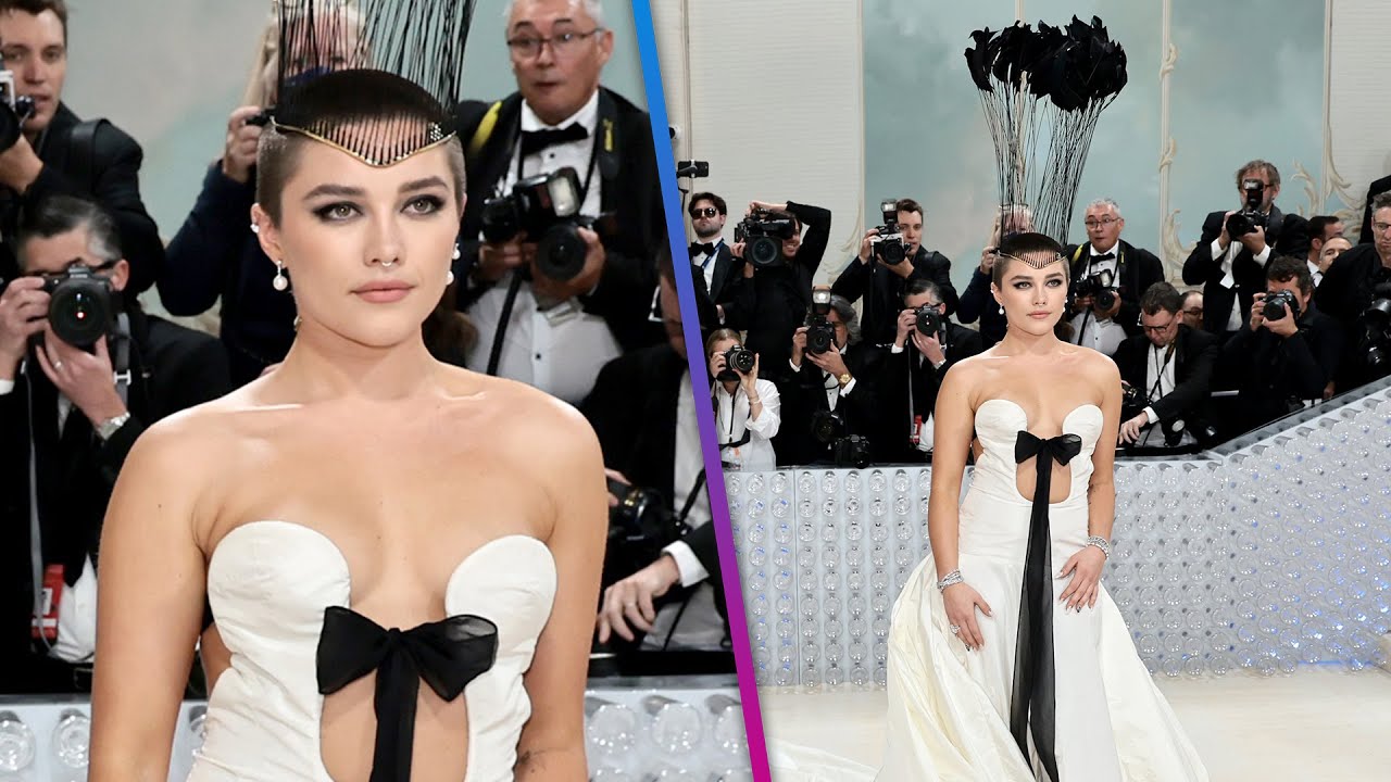 Florence Pugh Rocks Shaved Head At 2023 Met Gala