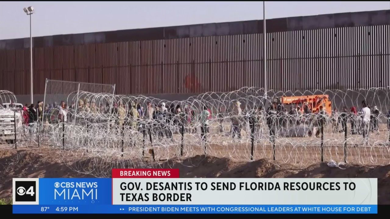 Florida Gov. Desantis To Send Florida Resources To Texas Border