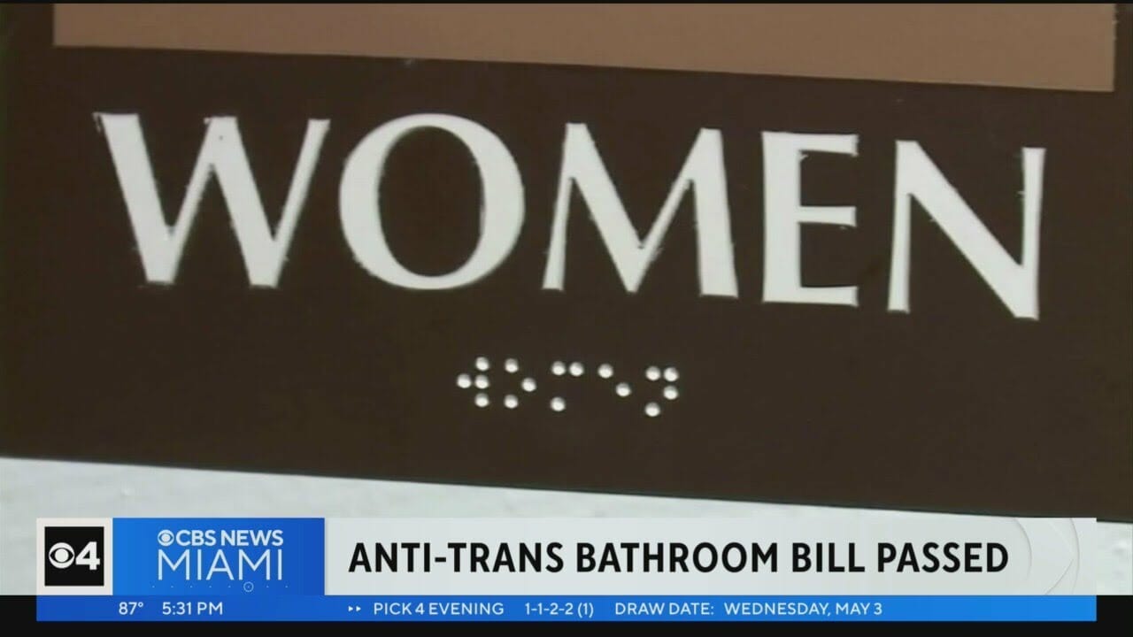 Florida Lawmakers Seek To Make Restrooms Exclusive For Males, Females