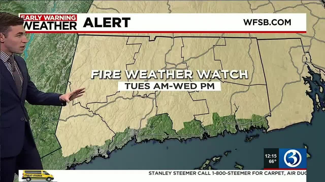 Forecast: Fire Weather Watches Have Been Issued For Tomorrow & Wednesday!