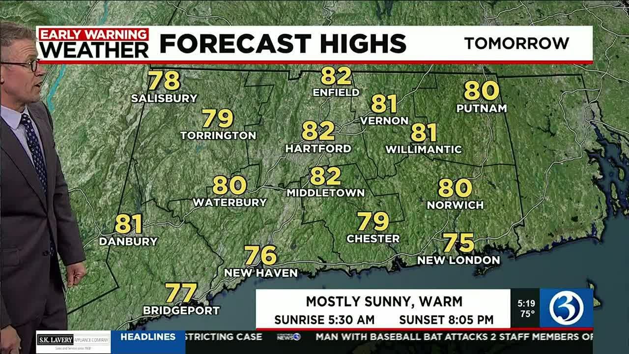 Forecast: Tuesday To Be Mostly Sunny And Warm