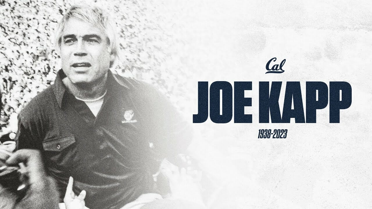 Forever A Cal Legend … Joe Kapp (1938 2023)