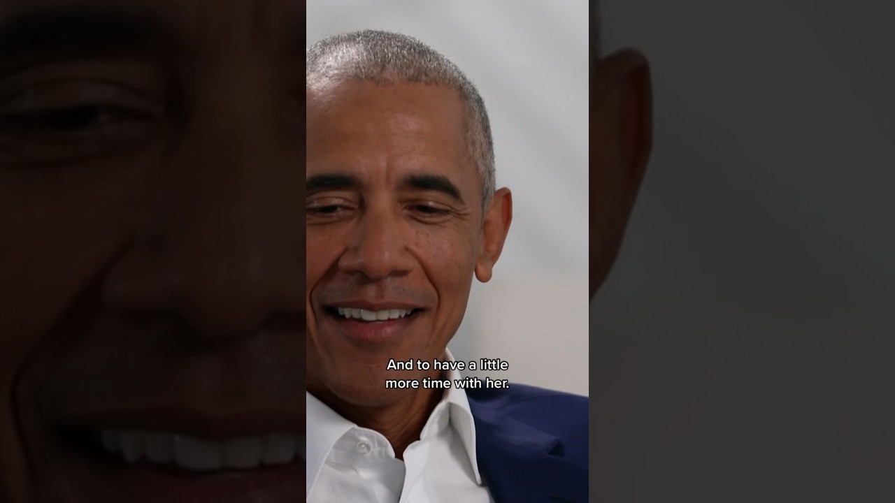 Former President Obama Opens Up About His Relationship With Michelle Obama #shorts