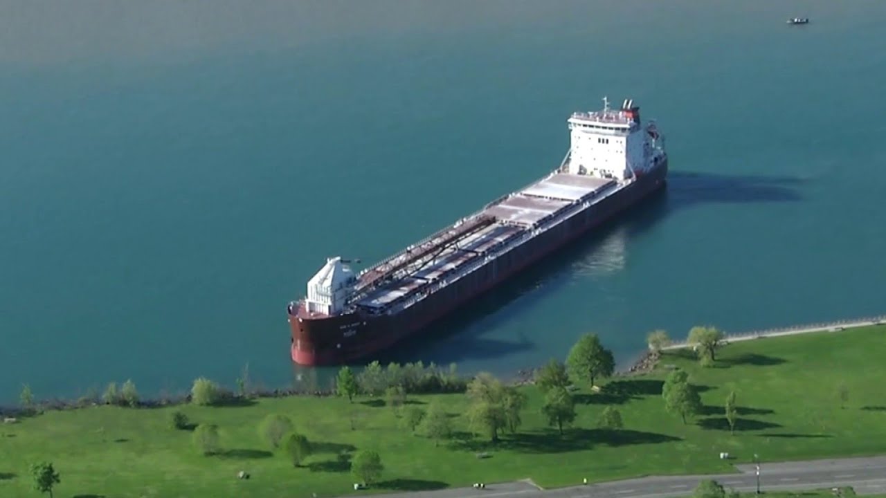 Freighter Hauling Salts Loses Propulsion, Runs Aground Near Belle Isle | Detroit News