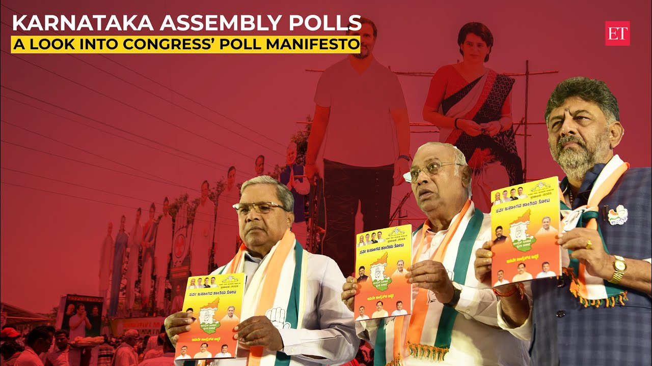 From Bajrang Dal To Free Electricity: A Look Into Congress’ Karnataka Poll Manifesto | Econ Times