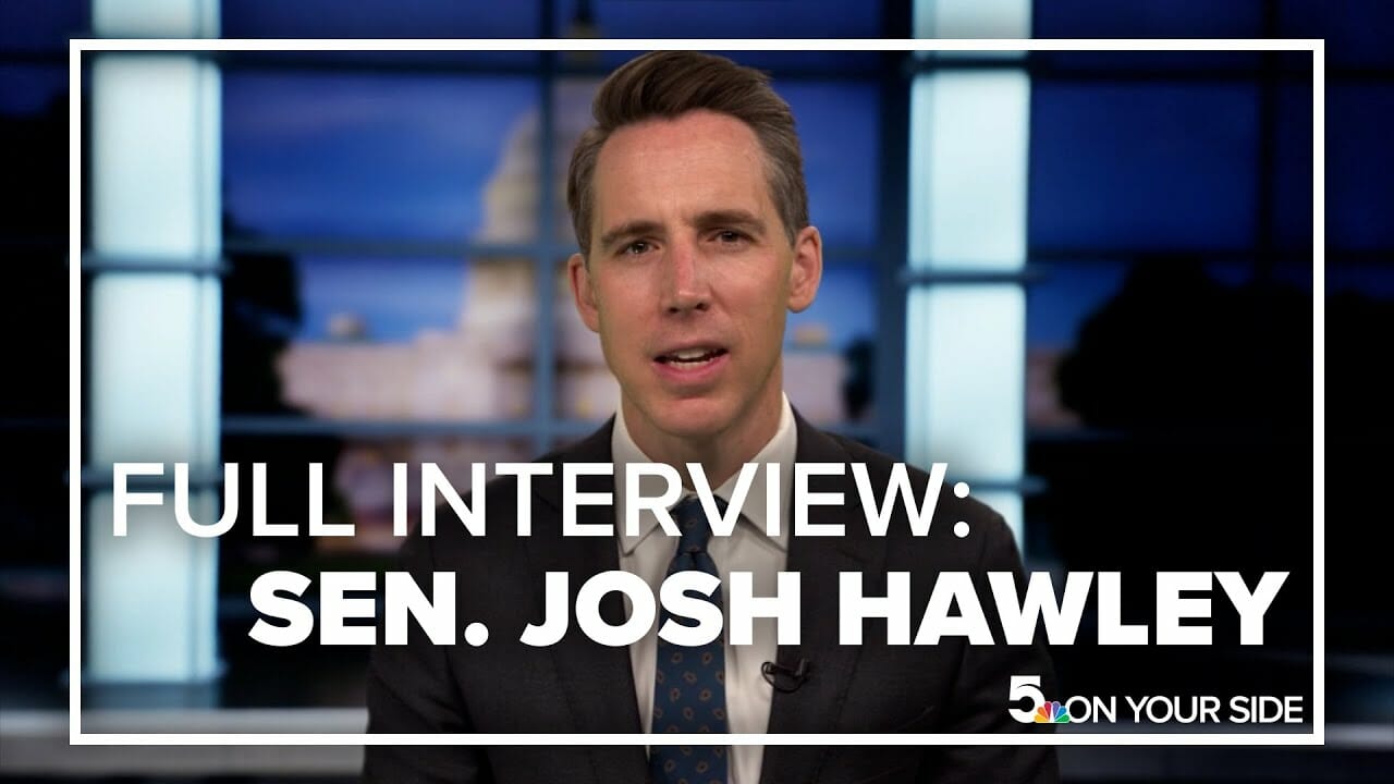 Full Interview: 5 On Your Side Political Editor Mark Maxwell Talks With Sen. Josh Hawley | St. Louis News