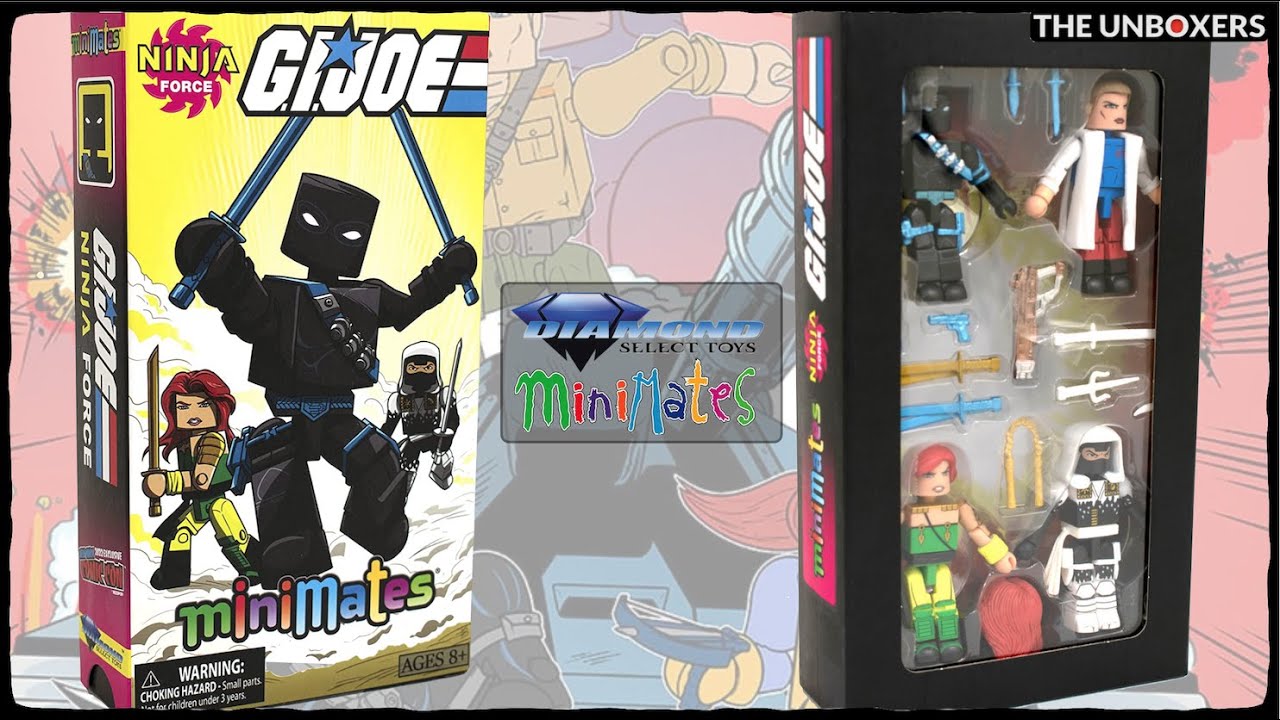 Gi Joe Ninja Force Sdcc 2022 Anniversary Minimates Box Set By Diamond Select – Sdcc News