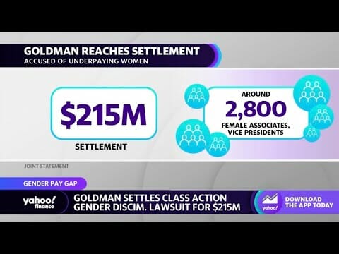 Goldman Sachs Agrees To Settle Gender Discrimination Lawsuit For $215 Million