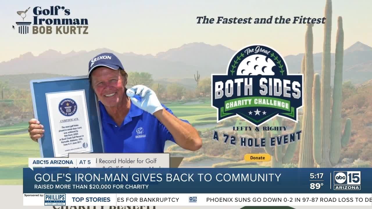 Golf’s “ironman” Shows His Heart Of Gold Through Charitable Challenges