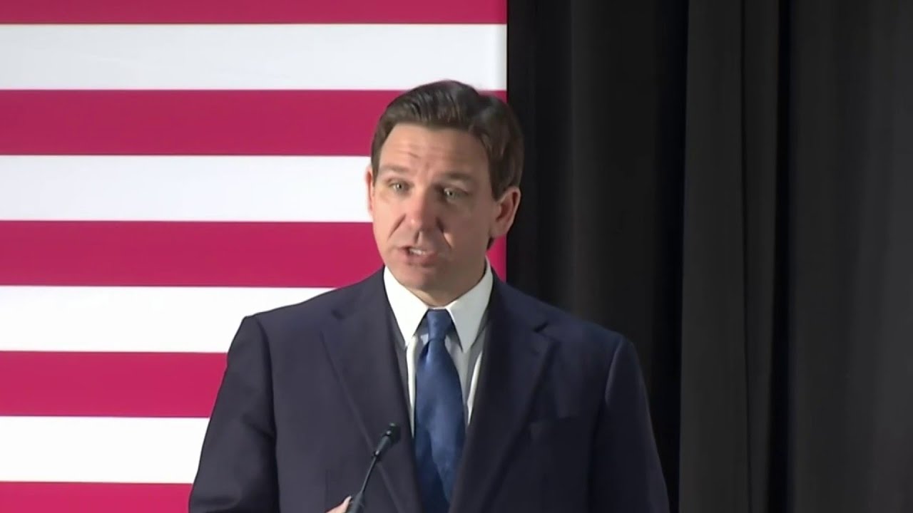 Gov. Desantis Signs Anti Esg Legislation In Jacksonville