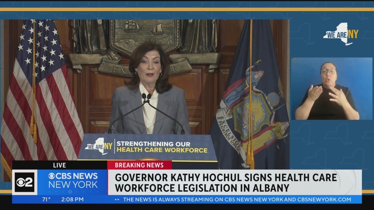 Gov. Kathy Hochul Signs Healthcare Workforce Legislation