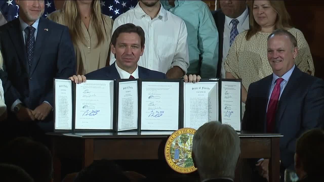 Governor Desantis Signs Bill To Defund Dei Programs At Florida Public Colleges