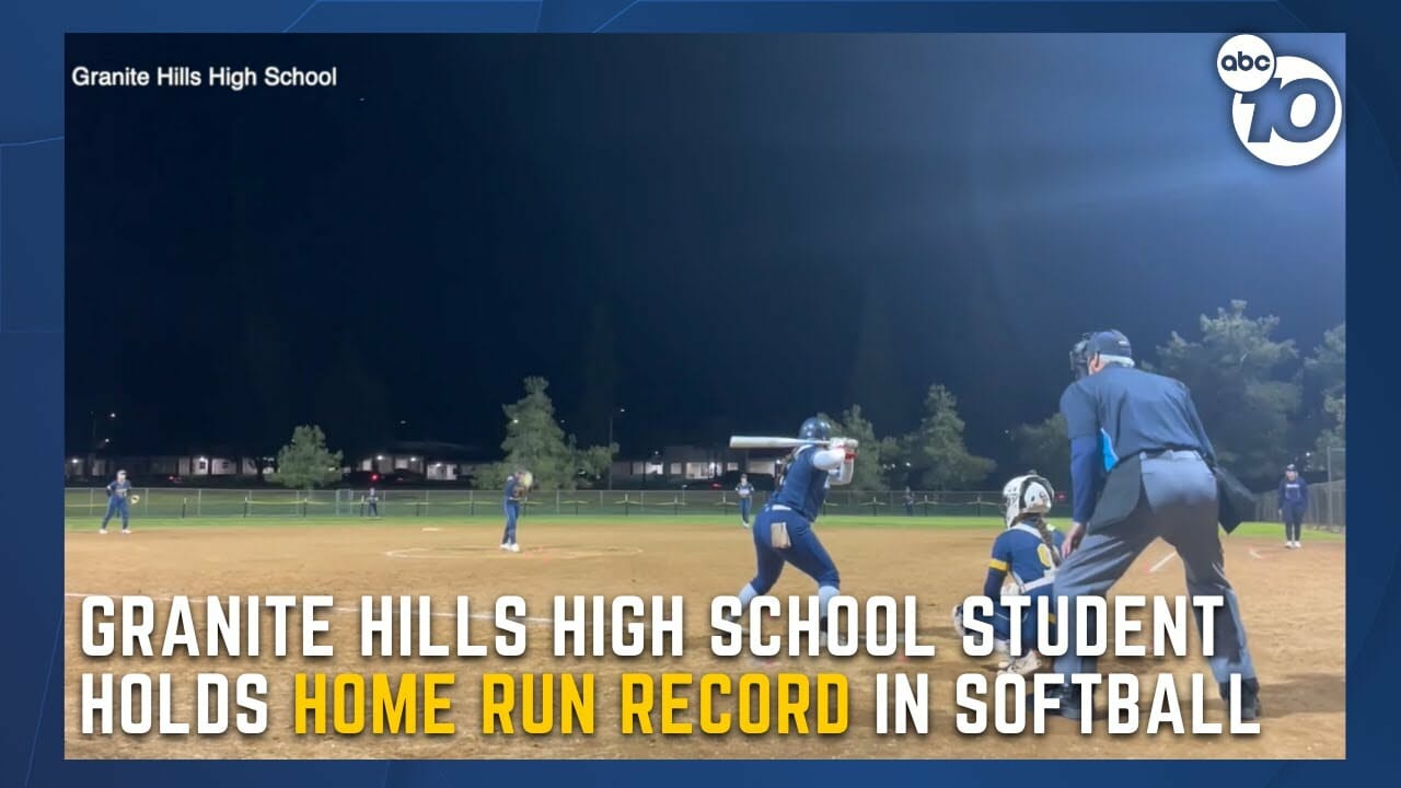 Granite Hills HS softball player sets CIF San Diego Section home run record | San Diego News