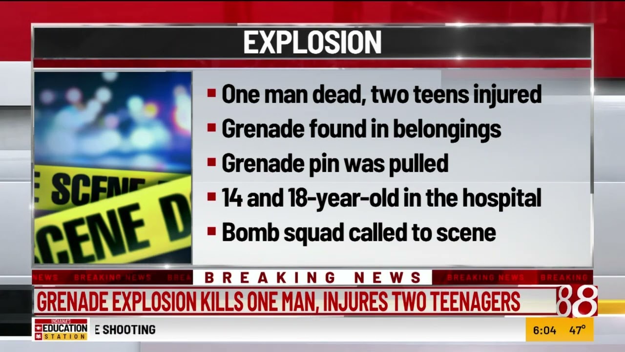 Grenade Explosion Kills One Man; Injures Two Teenagers