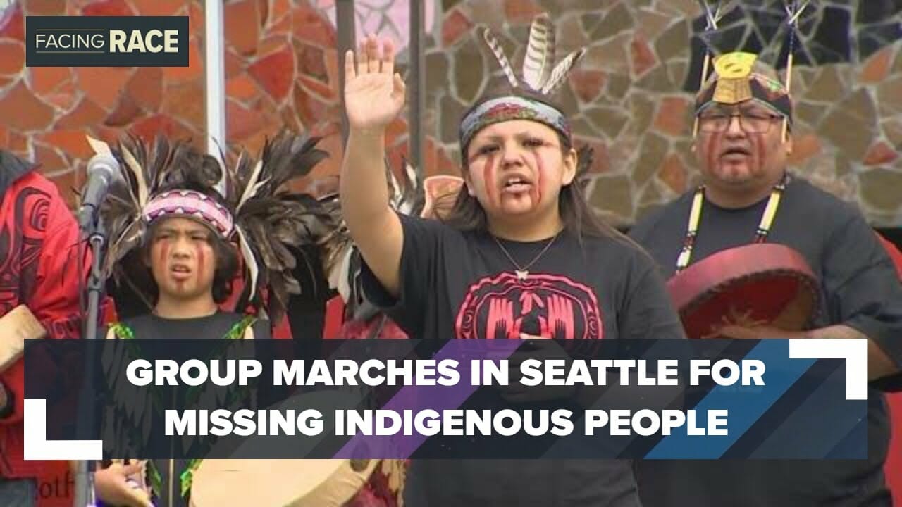 Group Marches In Seattle To Bring Awareness Of Missing Indigenous People