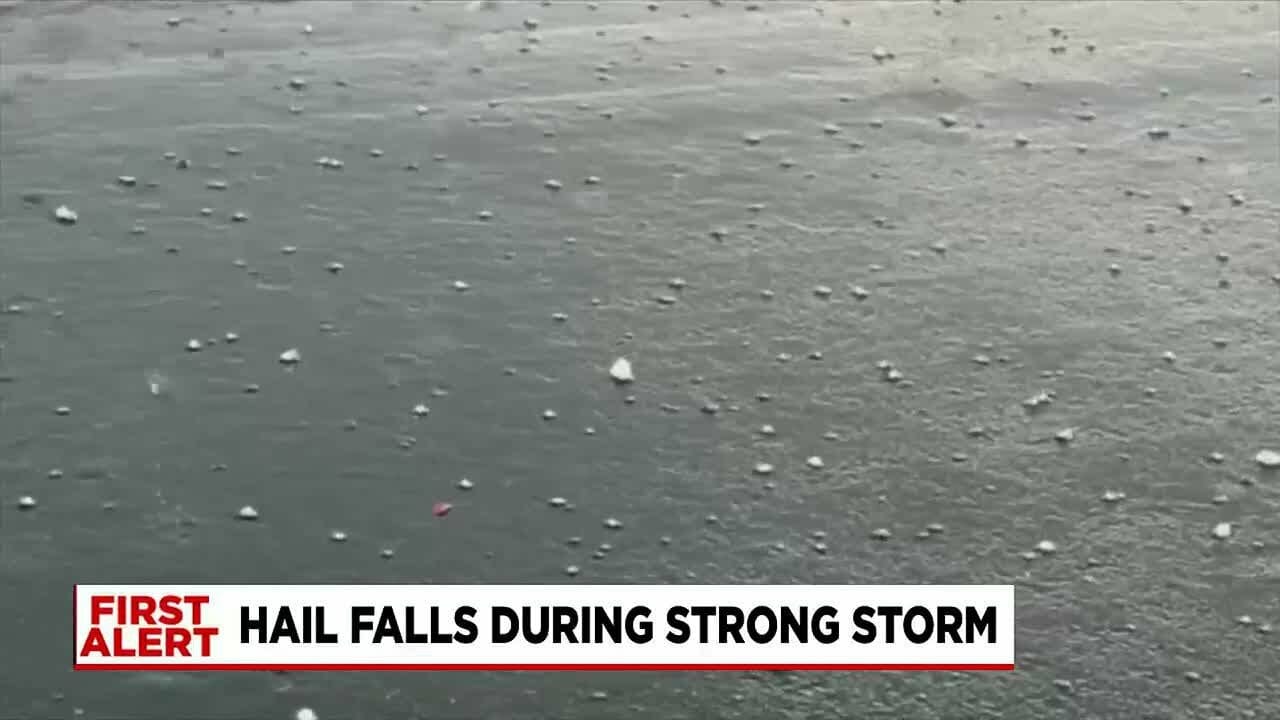 Hail Storm Slams Parts Of The Upstate