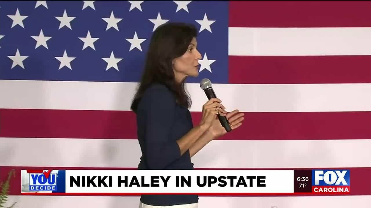 Haley Campaigns In The Upstate