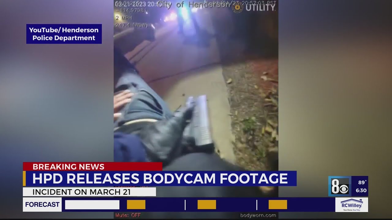 Henderson Police Release Officer Bodycam Footage After Knife Wielding Man’s Death Ruled Homicide Due