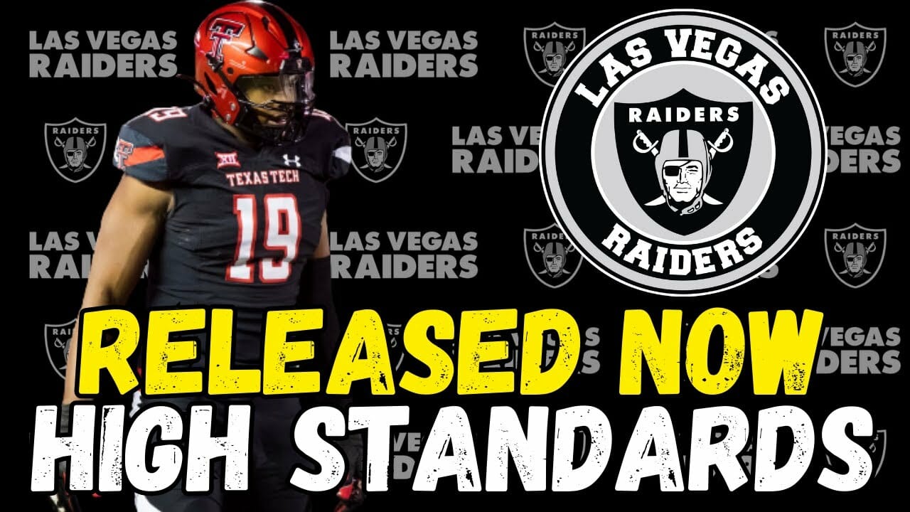 High Standards! Tyree Wilson! Las Vegas Raiders News