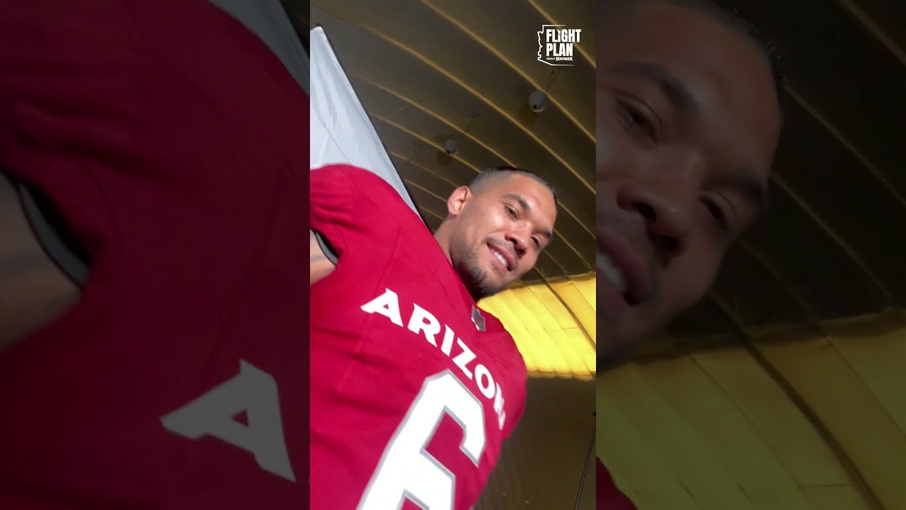 Hollywood Brown, James Conner, And Kyler Murray Selfie Attempt