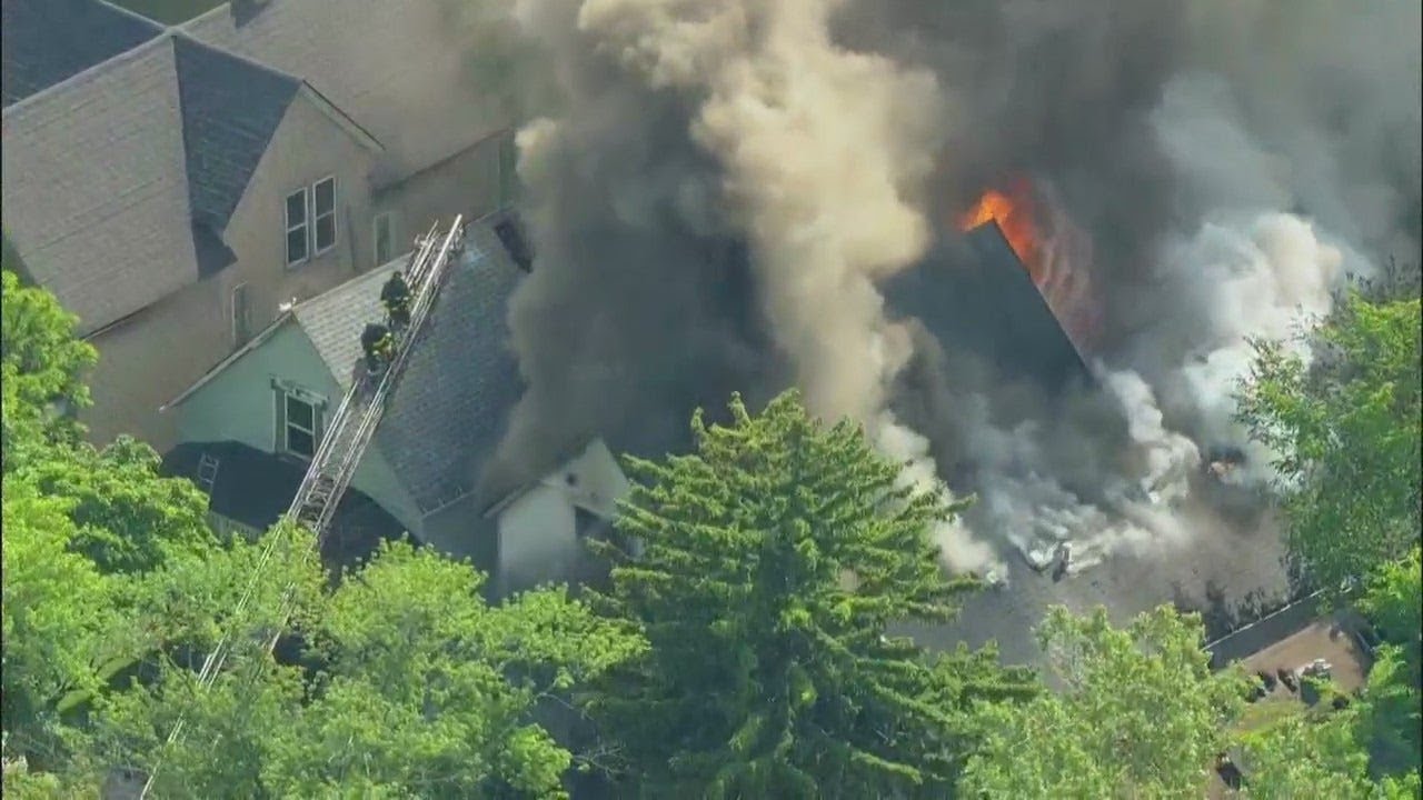 Home In Chicago’s Roseland Neighborhood Fully Engulfed In Flames