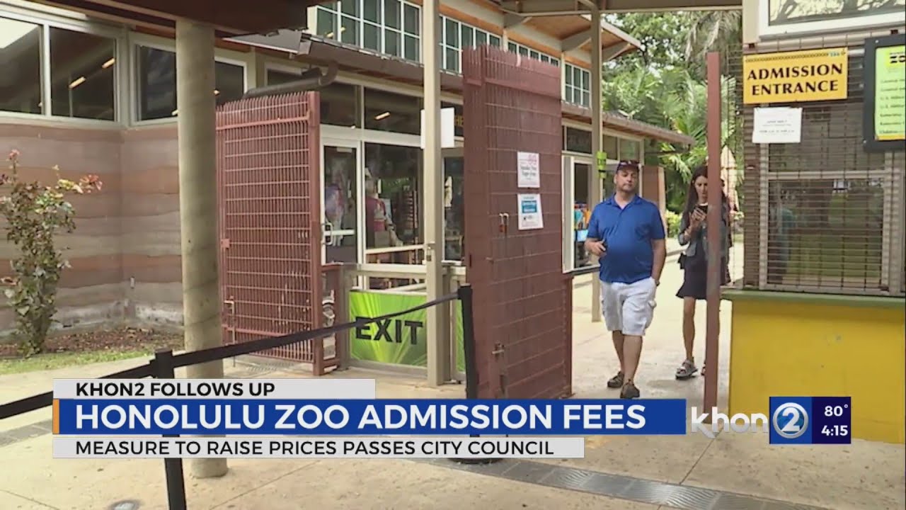 Honolulu Zoo Seeks To Increase Admission Rates