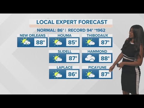 Hot And Humid With Pop Up Showers And Thunderstorms | New Orleans News