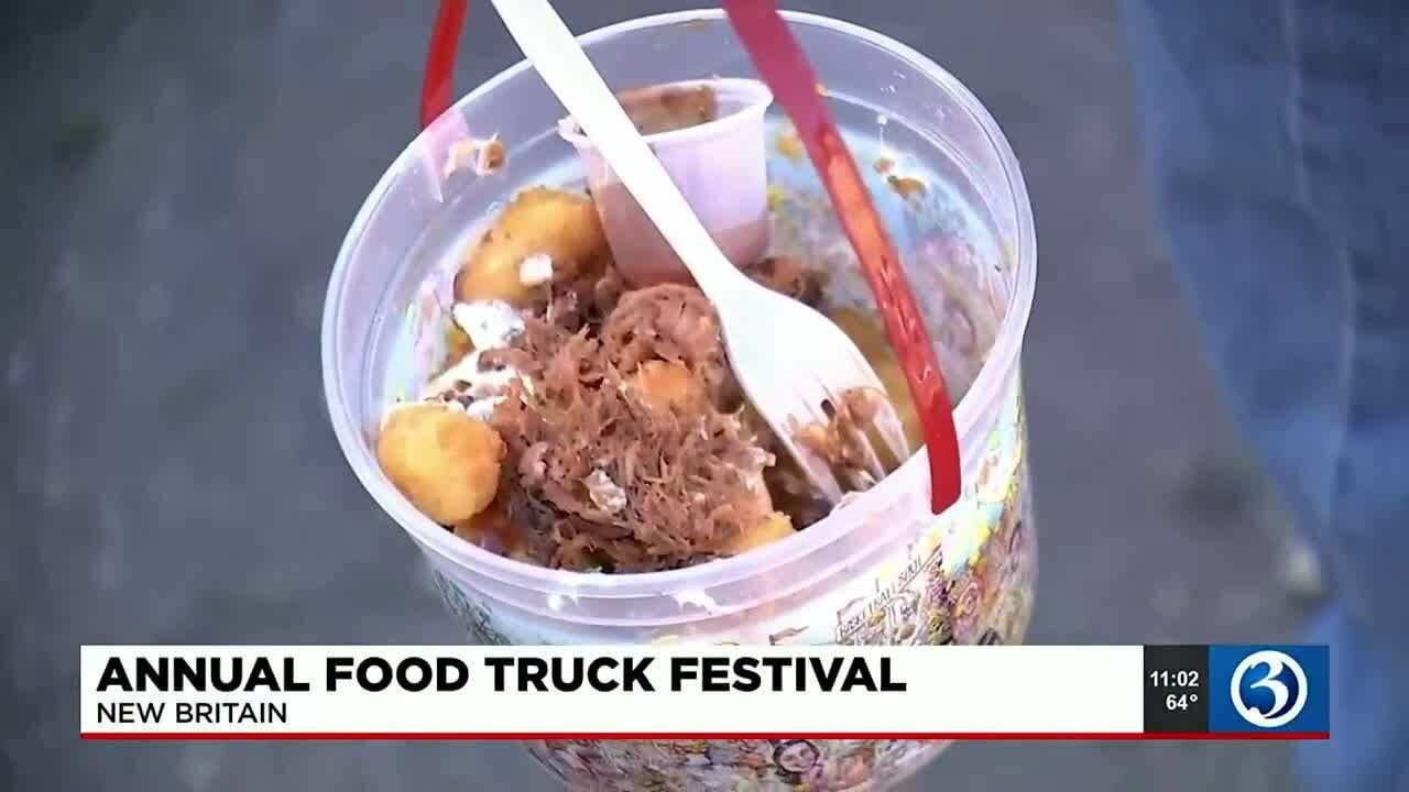 Hundreds Enjoy The Good Weather At New Britain’s Food Truck Festival