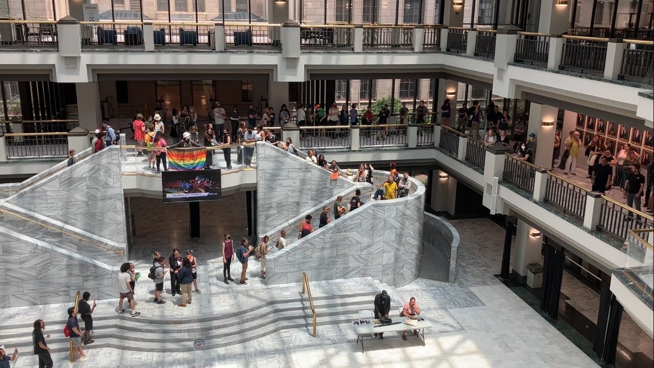 Hundreds Pour Into City Hall, Rallying Against Atlanta Safety Training Center