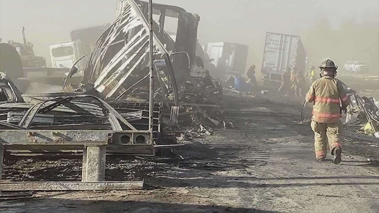 I 55 Closed Again Due To Visibility Day After Deadly Dust Storm Crash